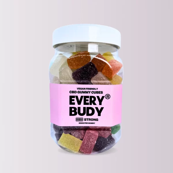 CBD Gummy Cubes - Large Tub (50mg)