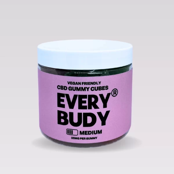 CBD Gummy Cubes - Small Tub (25mg)